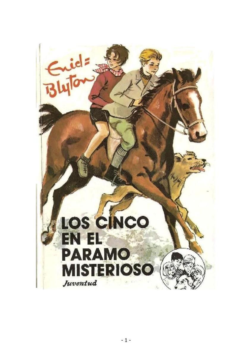 Portada de Los cinco en el paramo misterioso